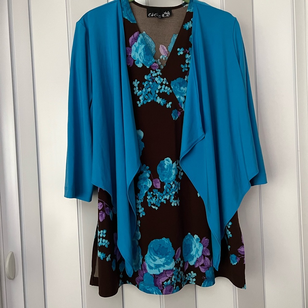 Csc 3 Piece Pant Set Sz Large Multi Color - image 5